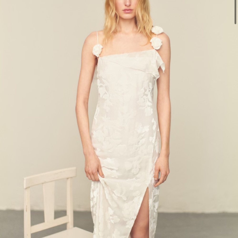 Mango Capsule Floral Devore Dress